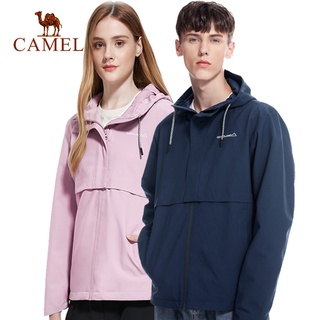 Camel เสื้อแจ็กเก็ตเดินป่า ผู้ชาย กันลม กันน้ํา ปีนเขา เดินป่า กลางแจ้ง