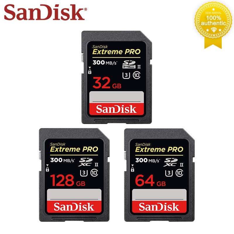 Ready stock !  64GB SD Card Extreme PRO High Speed SDXC Card 128GB C10 32GB SDHC Card Class 10 Up to