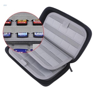 ROX Carrying Cartridge Lightweight Game Card Storage Holder for Switch Game&amp;SD Cards Protable Durable Case with 80 Slots