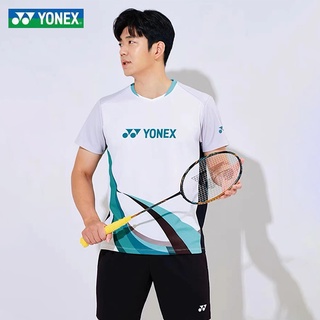 Yonex ใหม่ เสื้อผ้าแบดมินตัน ระบายอากาศ แห้งเร็ว เหมาะกับฤดูร้อน สําหรับผู้ชาย และผู้หญิง 2068