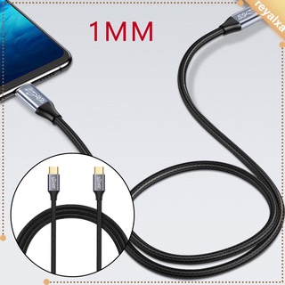 Usb C To Usb C สายเคเบิ้ล 100W, Usb 3.1 Type C Gen 2 10Gbps สายเคเบิ้ลถ่ายโอนข้อมูล Pd Fast Charging, วีดีโอมอนิเตอร์