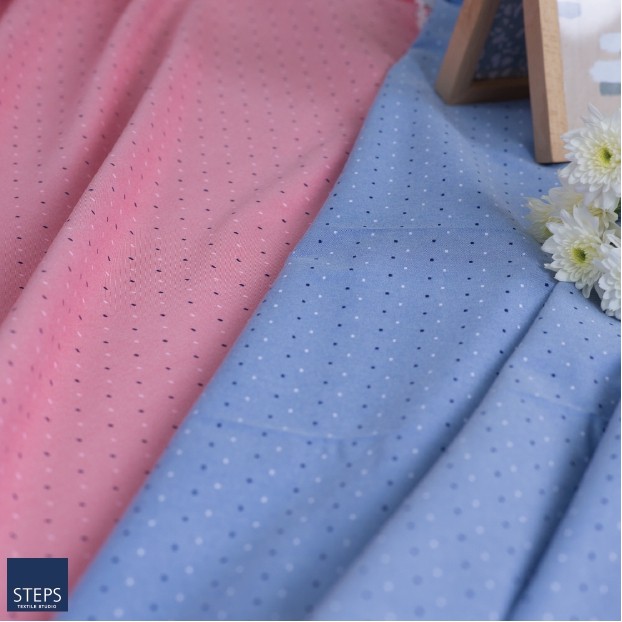 ผ้าคอตตอน100 เนื้ออ๊อกฟอร์ดพิมพ์ลายST-PTM 17