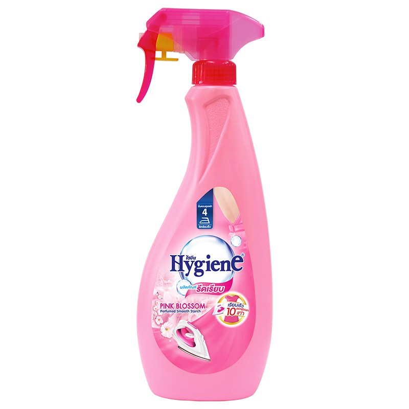 Hygiene ไฮยีน ผลิตภัณฑ์รีดเรียบ กลิ่น Pink Blossom แบบสเปรย์ 550 มล. (8850092222109)