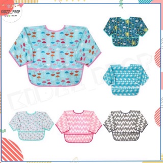 🌈💦💌พร้อมส่ง🔥เสื้อกันเปื้อนเด็กแขนยาว baby bib