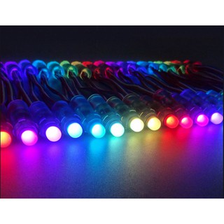 หลอดไฟ LED pixel แบบ5v Full Color 50 ดวงพร้อมชุดควบคุม