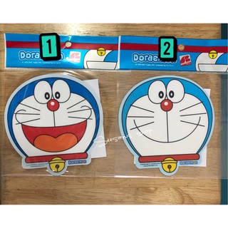 (1ชิ้น) สติกเกอร์สูญกาศ ติดแผ่นป้ายภาษี พรบ. รถยนต์ ลายDoraemon  ลิขสิทธิ์แท้