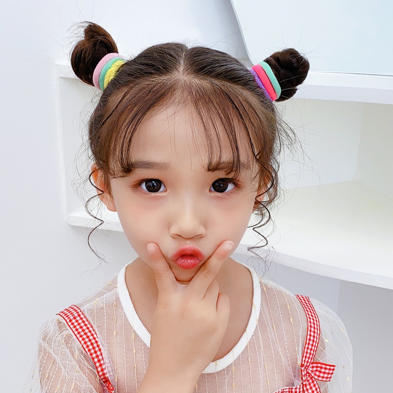 100 ชิ้น ยืดหยุ่นสูง ยางรัดผม สําหรับผู้หญิง เด็กผู้หญิง สีดํา ยางรัดผม หางม้า ที่ใส่ผมเด็ก อุปกรณ์ผม - รูปที่ 2