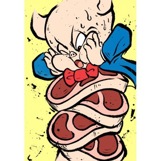 Art Print - Porky Pig (Artist by Chino Lam)