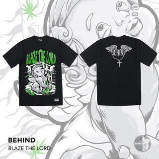 BEHIND CLOTHING เสื้อยืดลาย “BLAZE THE LORD”