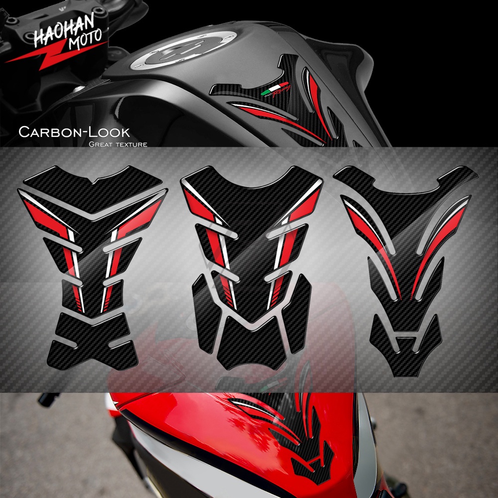 สําหรับ Honda CBR 250RR 600RR 900RR 1000RR 650F 1100XX Fireblade 3D Carbon-look รถจักรยานยนต์ Pad Pr