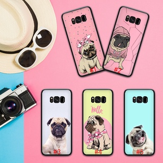 เคสโทรศัพท์มือถือแบบนิ่ม ลายสุนัขบูลด็อกฝรั่งเศส 52JUAN สําหรับ Samsung A5 2017 A6 A7 A9 A8 Plus 2018 M20 M30 M30S M21