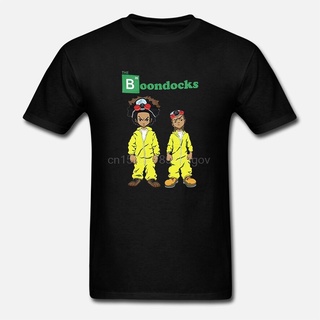 เสื้อยืดผ้าฝ้าย เสื้อยืด พิมพ์ลาย Breaking Boondocks สําหรับผู้ชาย