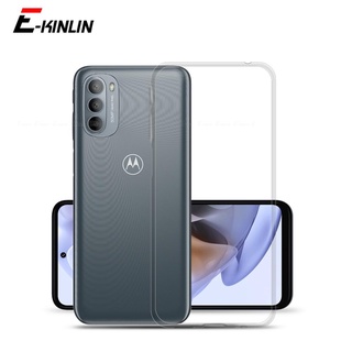 เคสโทรศัพท์ซิลิโคน TPU นิ่ม แบบใส บางพิเศษ กันกระแทก สําหรับ Motorola Moto E40 E30 E20 E22 E22i E7 E7i E6 E6s G10 G9 G8 G7 Play Plus Power Lite