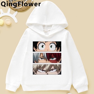 เสื้อกันหนาวมีฮู้ดลายการ์ตูนอนิเมะ My Hero Academia Boku No Hero Academia สําหรับเด็ก