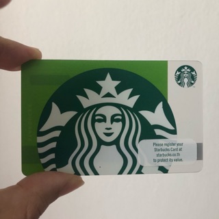 Starbucks card การ์ดเปล่าไม่ขูดพิน