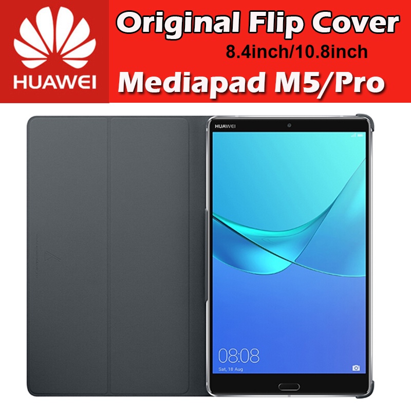 Huawei M5 10.8 Case 100% Official Original HUAWEI Mediapad M5 Pro Smart PU FLip Cover Kickstand Case Mediapad M5 8.4 inc