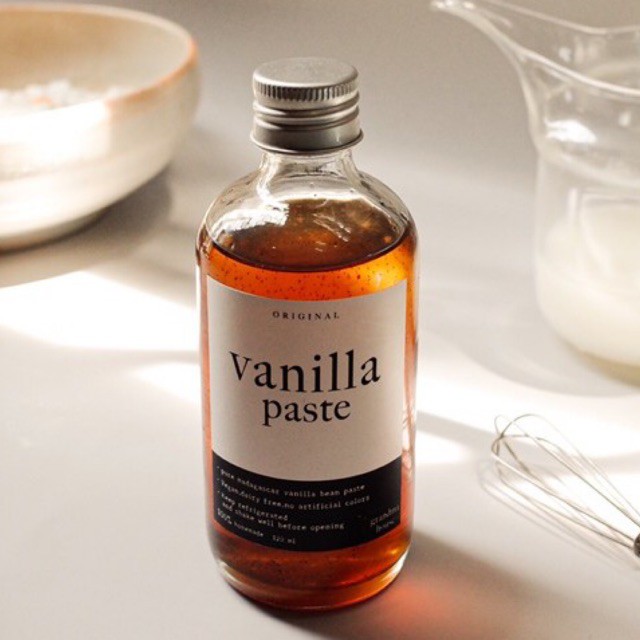 กลิ่นวานิลลาใส่ขนมขวดเล็ก 120ml ) แช่ตู้เย็นเท่านั้น!
