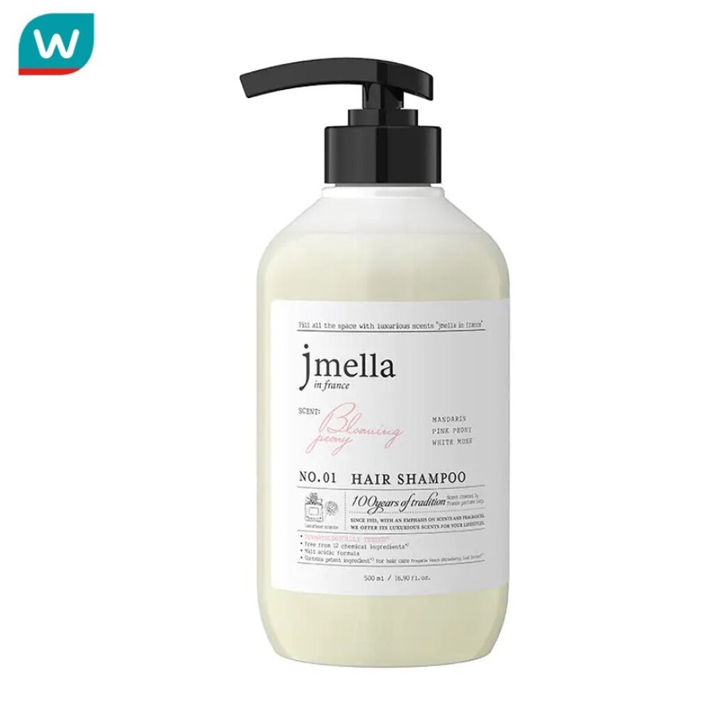 Jmella เจเมล่า อิน ฟรานซ์ แชมพู กลิ่นบลูมมิ่ง พีโอนี 500 มล.