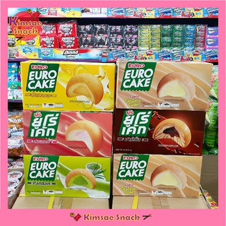 Euro Cake ยูโร่เค้ก สอดไส้หลากหลายรส บรรจุ 12 ชิ้น