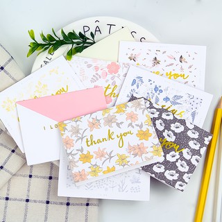 การ์ดอวยพร + ซองใส่ 💌 ฟอยล์ทอง ส.ค.ส. ของขวัญ ปีใหม่ / วันเกิด คำอวยพร Gold Foil Best Wishes Card สคส mimisplan