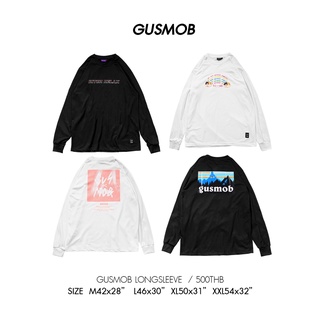 GUSMOB เสื้อยืดแขนยาว รับลมหนาว