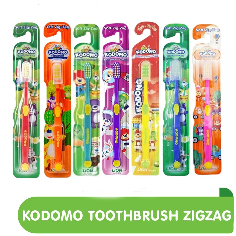 แปรงสีฟันเด็ก Kodomo Zigzag Regular