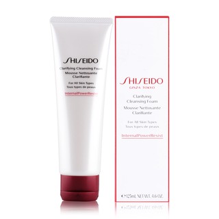 Shiseido Clarifying Cleansing Foam - 125ml โฟมล้างหน้าสูตรเข้มข้น เนื้อครีมเนียนนุ่ม [แท้100%/พร้อมส่ง]