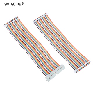 Gongjing3 สายเคเบิลต่อขยาย Raspberry Pi 40 Pin GPIO สําหรับบอร์ด Raspberry Pi 4B/3B GPIO