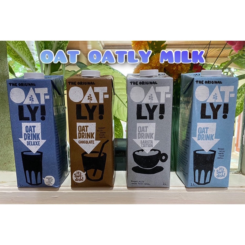 🥛พร้อมส่ง🥛oatly#นมโอ๊ต Oatly 4รสชาด