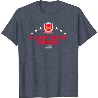 T-shirt  เสื้อยืดแขนสั้นลําลอง พิมพ์ลาย Army Corps of Engineers USACE แฟชั่นสําหรับผู้ชายS-5XL