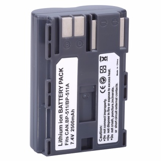 Hot sell 1pcs BP-511 BP511A Battery for Canon EOS 40D 300D 5D 20D 30D 50D 2500mAh, for canon accessories   wholesale