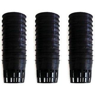 Papamami Pots Round Black Plastic กระถางพลาสติกกลมสีดำ 1 นิ้ว 30ใบ