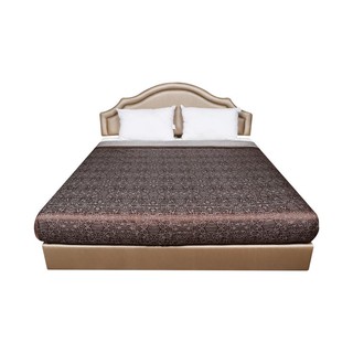 Bed cover BED COVER HOME LIVING STYLE LOFTY BROWN 6 Bedding accessories Bedroom bedding ผ้าคลุมเตียง ผ้าคลุมเตียง KING