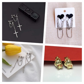 Earclip Earrings ต่างหูหนีบ สไตล์เกาหลี คุณภาพดี ของจริงสวยมาก