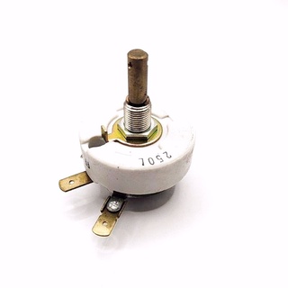 รีโอสตาร์ท (rheostat)25w 250 ohm แบบมีเกลียว เป็นตัวต้านทานปรับค่าได้ มี 2ขา