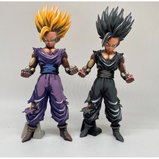 ตุ๊กตาของเล่น การ์ตูนดราก้อนบอล Sun Gohan Saiyan ของขวัญ สีดํา