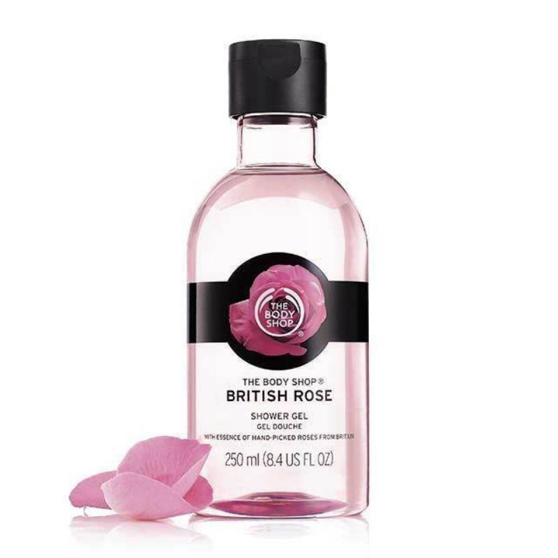 The Body Shop BRITISH ROSE SHOWER GEL 250 ml. Shopee Thailand