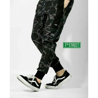 Military Jogger Pants ลายพราง