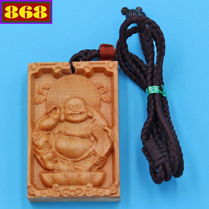 DMG22 หยกไม้ Maitreya สร้อยคอ