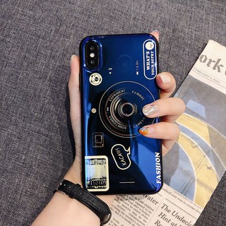 OPPO A1,A3,A5,A3S,A73,A75,A79,A83,Find X,Blue-ray 3D Camera Phone Case+Stand