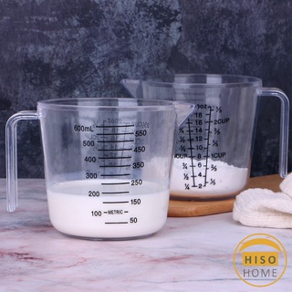 ถ้วยตวง ทนร้อน ถ้วยตวงพลาสติก มีด้ามจับ เหยือกตวง  Graduated measuring cup