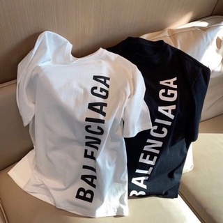 [Label + Tag] Balen เสื้อยืดลําลอง แขนสั้น พิมพ์ลายตัวอักษร สไตล์ยุโรป อเมริกัน สําหรับผู้ชาย และผู้หญิง