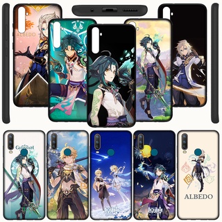 เคสโทรศัพท์มือถือ ซิลิโคนนิ่ม ลาย Genshin Impact Albedo Xiao ECY97 สําหรับ Xiaomi Redmi Note 10 Pro Max 10S 9A 10Pro Note10 Note10S