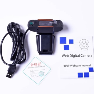 กล้องเว็ปแคม HD Webcam with Microphone รุ่น OE-019 For PC USB 2.0 640x480 พร้อมไมโครโฟน