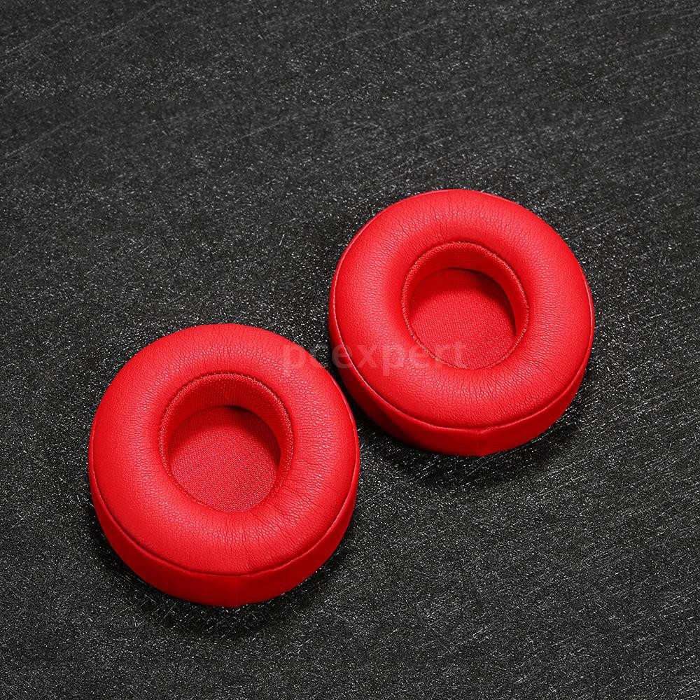 PCER◆Replacement Memory Ear Pad Protein Leather Around Ear Cups Cushion Cover for Beats SOLO 2 / 3 Wireless On Ear Headp #7