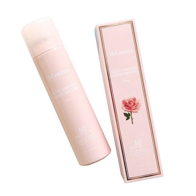 JM Solution Glow Luminous Flower Sun Spray Rose SPF50+ PA++++ 180 ml