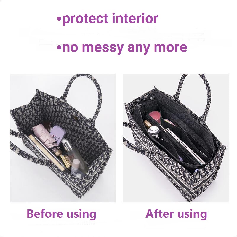 กระเป๋าจัดระเบียบ MARC JACOBS tote makeup bag organizerจัดระเบียบกระเป๋า ดันทรงกระเป๋า จัดทรงกระเป๋า
