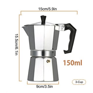 กาต้มกาแฟสดแบบพกพา Moka Pot