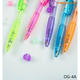 Pencom OG04/A 0.7 ปากกาหมึกน้ำมันแบบกด(รับใบเสร็จรบกวนแจ้งในหมายเหตุ)