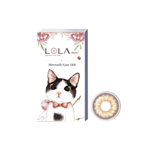 (⚠ ต้องซื้อ 2 กล่อง) LOLA VISION Monthly LOLA Violet คอนแทคเลนส์ สีม่วง รายเดือน 1 Lens Only (MUST BUY 2 Boxes)